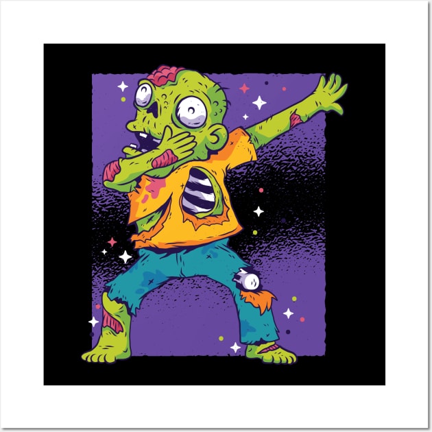 Zombie Dabbing Wall Art by madeinchorley